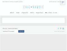 Tablet Screenshot of chicnawdie.com